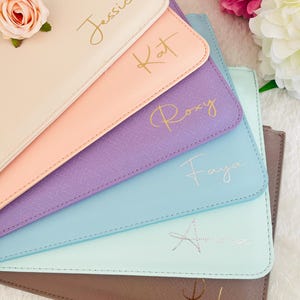 Personalised Clutch Bag, Personalised Bridesmaid Gift, Personalised Handbag, Maid of Honour Gift, Gift for Her, Hen Party Gift image 15