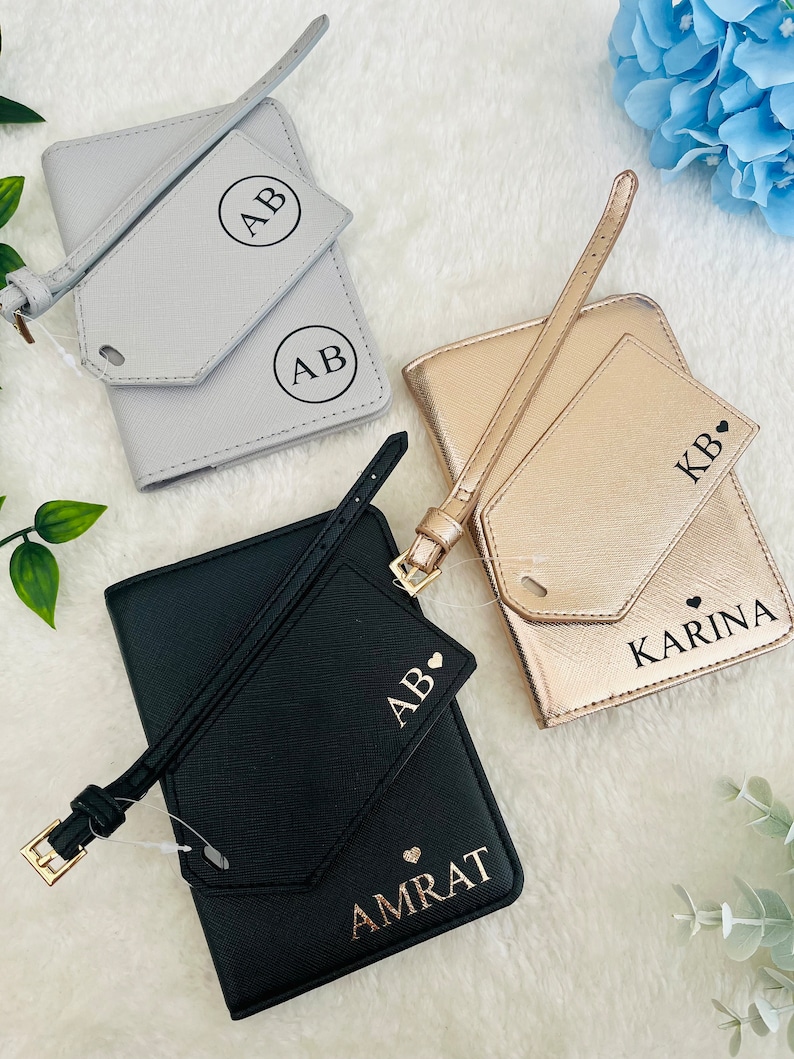 Personalised Passport Holder Set Personalised Passport Cover Etsy UK