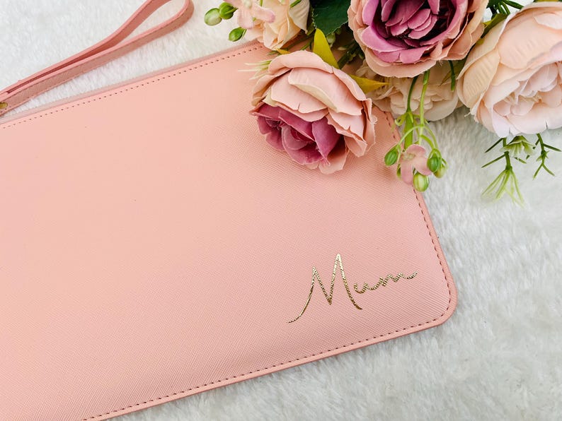 Personalised Clutch Bag, Personalised Bridesmaid Gift, Personalised Handbag, Maid of Honour Gift, Gift for Her, Hen Party Gift image 12