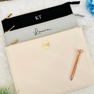 Porte-documents personnalisé au format A4, porte-documents de voyage en cuir, porte-documents, portefeuille de voyage, porte-documents de bureau avec initiales