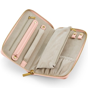 Portagioielli personalizzato, portagioielli personalizzato, borsa da viaggio per gioielli, portagioielli per ragazze, portagioielli con nome proposta damigella d'onore