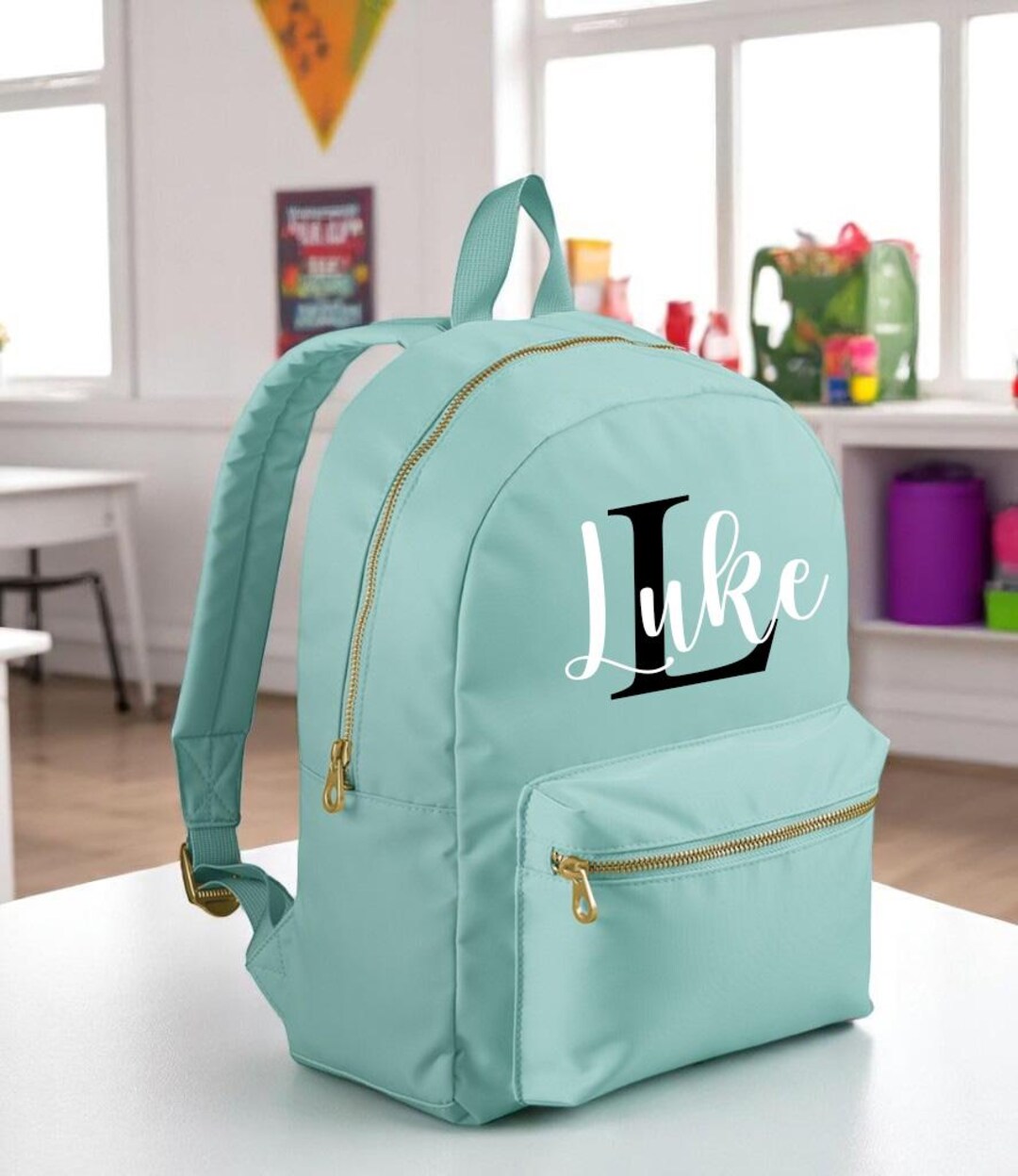 Personalised Kids Initial Backpack | Mini Adult Rucksack,custom Girls ...