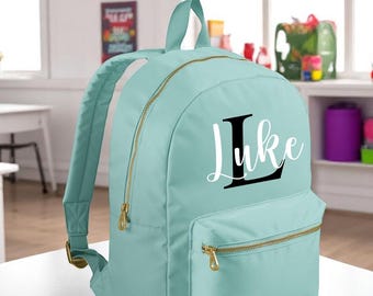 Personalised Kids Initial Backpack | Mini Adult Rucksack,Custom Girls Boys Children Pre School School rucksack name School Bag| Dog Rucksack