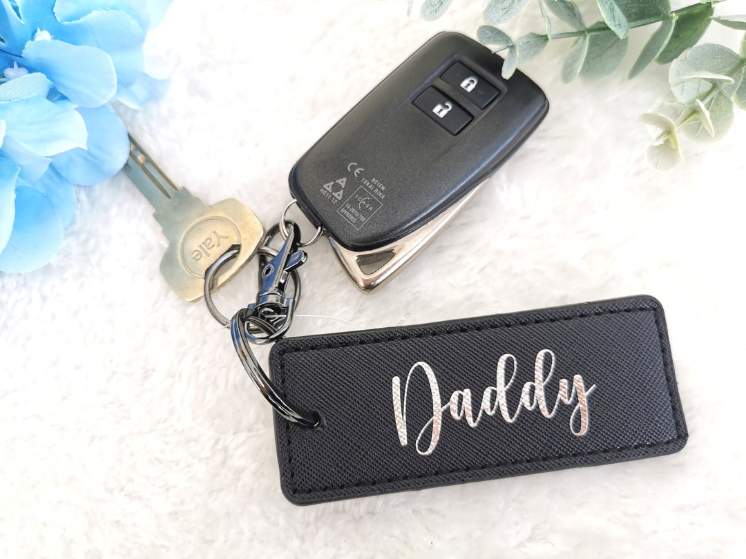 Personalised Keyring, Monogrammed Key Ring, Initials, Personalised Gift ...