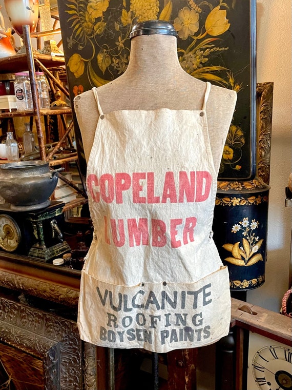 Vintage Copeland Lumber apron