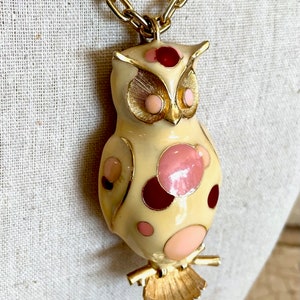 Vintage Alice Caviness owl necklace