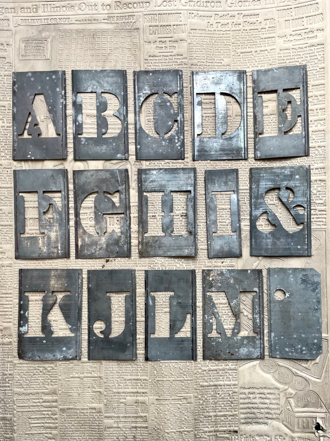 Metal Letter Stencil 