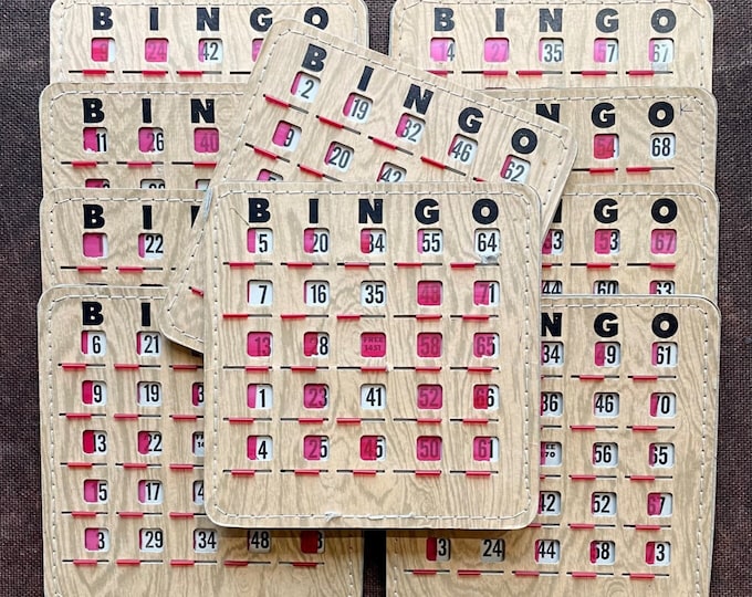 Vintage Bingo Hall Cards With Sliders, Lot of 10. Etsy