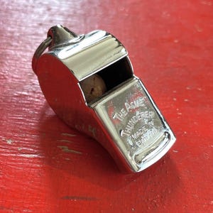 Vintage Acme Thunderer whistle, made in England