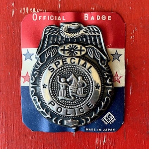 Vintage Special Police toy badge