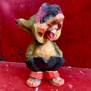 ノルウェー 剣士木彫 人形 HENNING Wood Carving へニング HENNING
