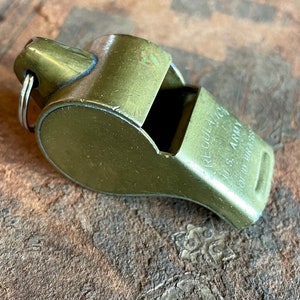 Vintage Army Whistle - Etsy