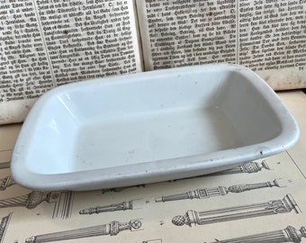 vintage Ironstone large soap dish