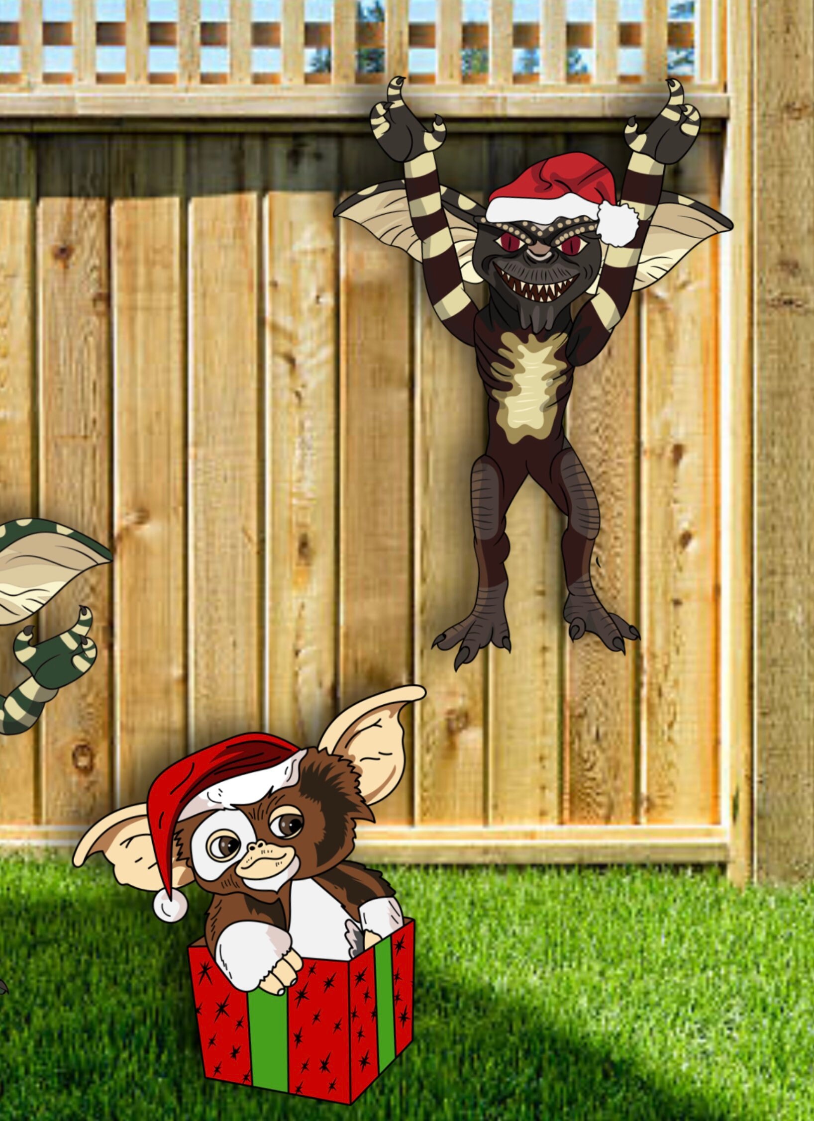 Gremlin Christmas Display Gremlin Display Gizmo Christmas Etsy