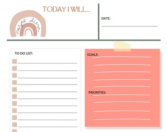 Personal Planner with Journal