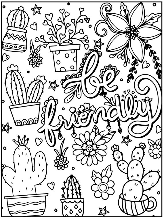 Good Vibes Coloring Book for Teen: An Adult Coloring Book with Fun, Easy,  and Relaxing Coloring Pages a book by C. J. Rib-Rope