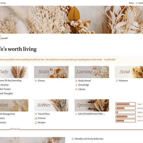 Language Learning Notion Template Etsy Hong Kong