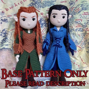 Crochet Pattern: Women/Female Elf Base Body