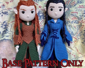 Crochet Pattern: Women/Female Elf Base Body