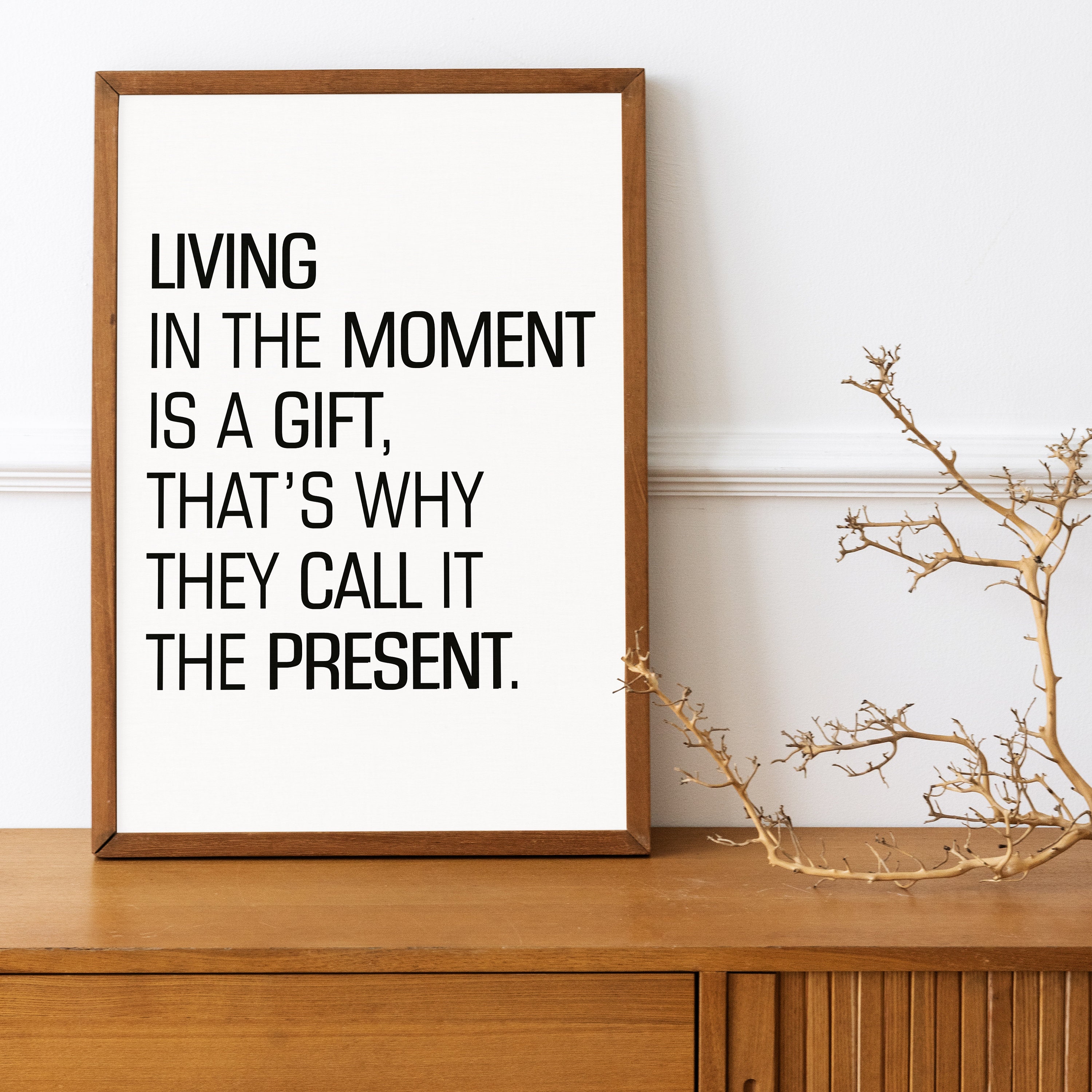 Living in the Actual Moment - The Present Moment