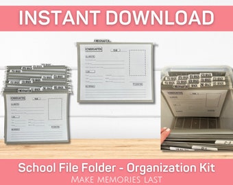 School File Folder / Box - Memory Kit