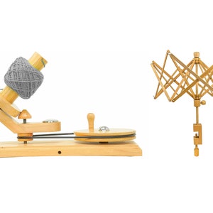 Combo de bobinadora de hilo de mesa con sombrilla grande Buen color y buena combinación de bobinadora de ovillos de hilo/bobinadora de hilo