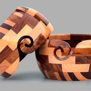 Handmade Wooden yarn bowl Mixed Premium Yarn Storage Bowl for Yarn Balls  Skeins | Crochet  Knitting Bowls Knitting & Crochet Accessories