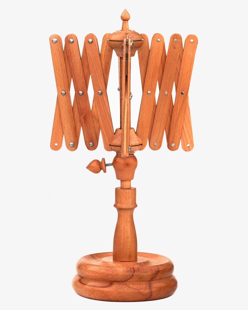 Yarn winder and swift yarn winder combo Hand-operated Ball winder Knitter's Gifts Center handcrafted Skein winder for Knitting Crocheting Beechwood Swift