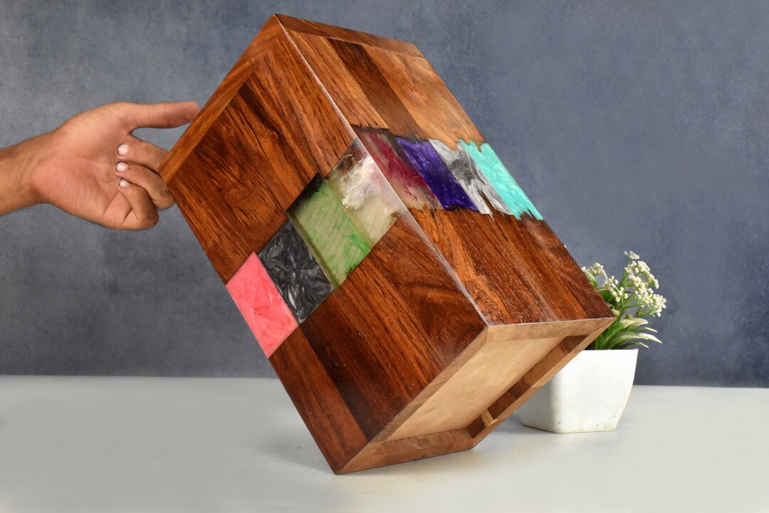 Rosewood Urn for Humans Ashes Large and Small Urn Box for Adult, Male