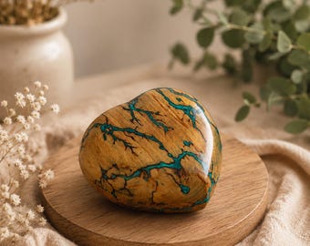 Heart Shaped Wooden Urn, Handmade Keepsake Memorial, Small Resin Wood Ash Holder, Sympathy Gift