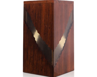 Transparent Rosewood urn for human ashes Male, female Decorative cremation urn box Large, Medium, Small adult Adult Large Funeral Ashes Urn