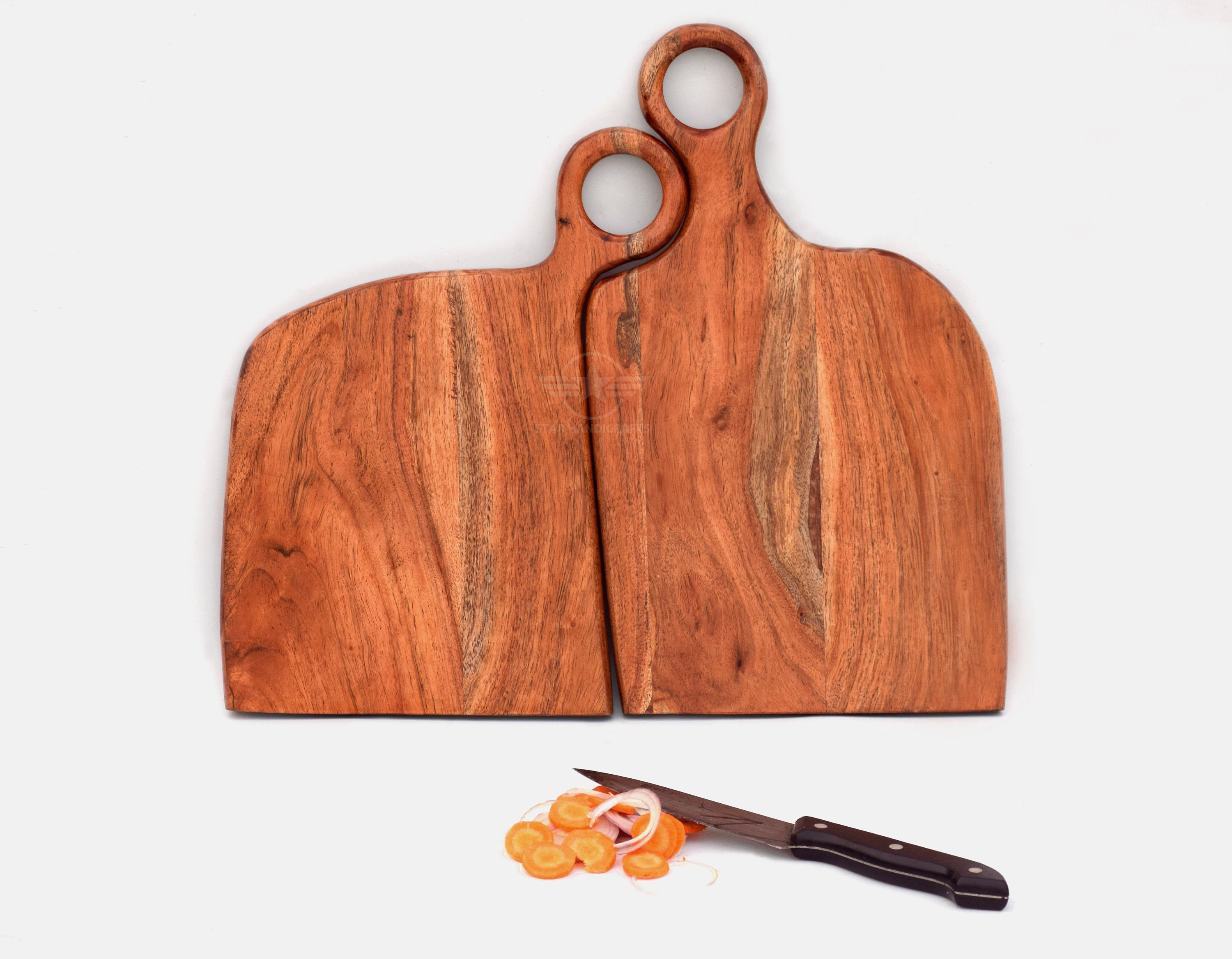 Small Solid Red Oak , Cheese Board , Charcuterie Serving Platter Paddle /  Cutting Board , Size: 13 1/2 x 5 1/2 x 3/4 , Handmade In Mendocino