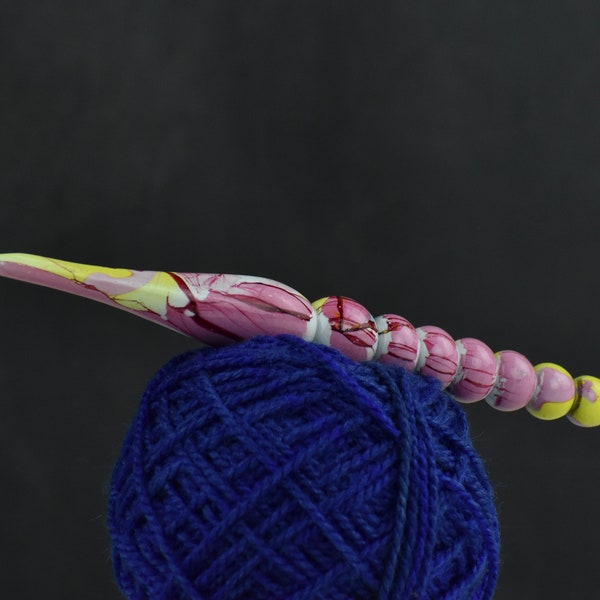 Wooden Crochet Hooks Set of 13 Set 3.5mm to 16mm Ergonomic Handle Crochet Hooks - Soft Handle Craft Yarn Weave Best Gift- Needles