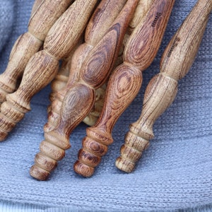 Juego de ganchos de crochet hechos a mano, soporte para ganchos de crochet y juego de cuencos para hilo de 13 3,5 mm a /12 mm, para agujas de tejer y crochet imagen 7
