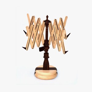 Yarn swift table top Maplewood and rosewood mix  yarn swift Winder Hand Operated skein winder for Knitting Spinning Yarn Winder