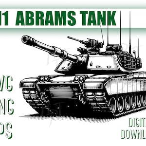 M1 Abrams Tank SVG, M1 Abrams Tank PNG, M1 Abrams Tank eps, illustraties, M1 Abrams Tank illustraties, M1 Abrams Tank afbeelding, digitale download