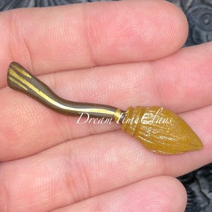 Wizard Broom Clay Bow Center Embellishment