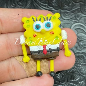 Sponge Clay Bow Center Embellishment