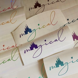 Disney Magic Car Decal - Etsy