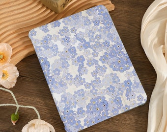 Mooie bloemen iPad hoesje, iPad Air 4/5 iPad 10 10,9" 2022 iPad Pro 12,9" 11" 10,9" 10,2" 9,7 inch iPad mini 6 5 4 hoesje iPad 2022 2021 hoesje