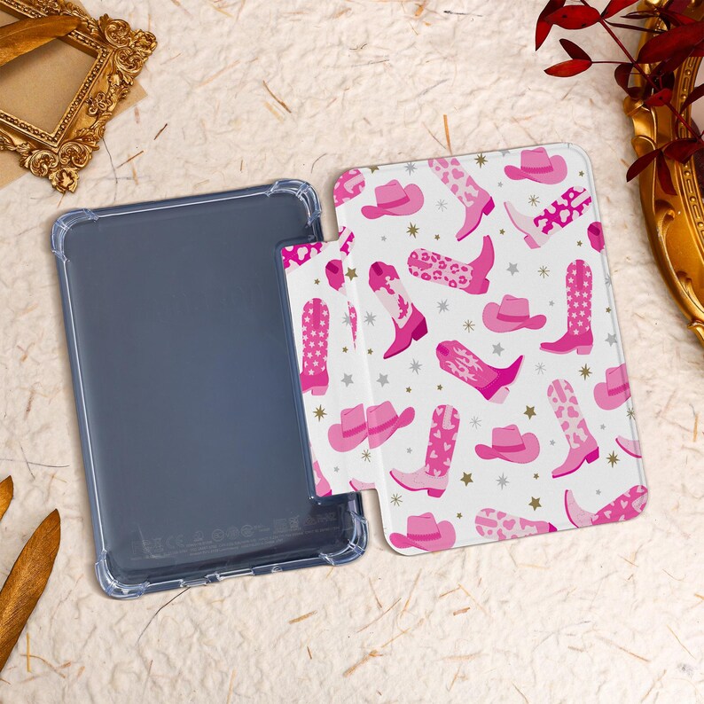 Cowboy Boots Hat Kindle Case Custom Cover For Paperwhite 1/2/3/4 Kindle Paperwhite 6.8'' 7'' Case Kindle 10th 11th Cover Trendy Kindle Case image 6