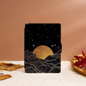 Custodia Kindle Moon Night Starry personalizzata per Paperwhite 1/2/3/4 Kindle Paperwhite 6.8'' Custodia Kindle 10th 11th Custodia estetica Kindle 2022