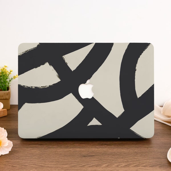 Abstract Line Macbook Case Fit MacBook Air 13/15 Macbook Pro 14/15/16 Macbook Air 13 Pro 13 M1 M2 M3 Case 14 15 16 Inch Aesthetic Cover