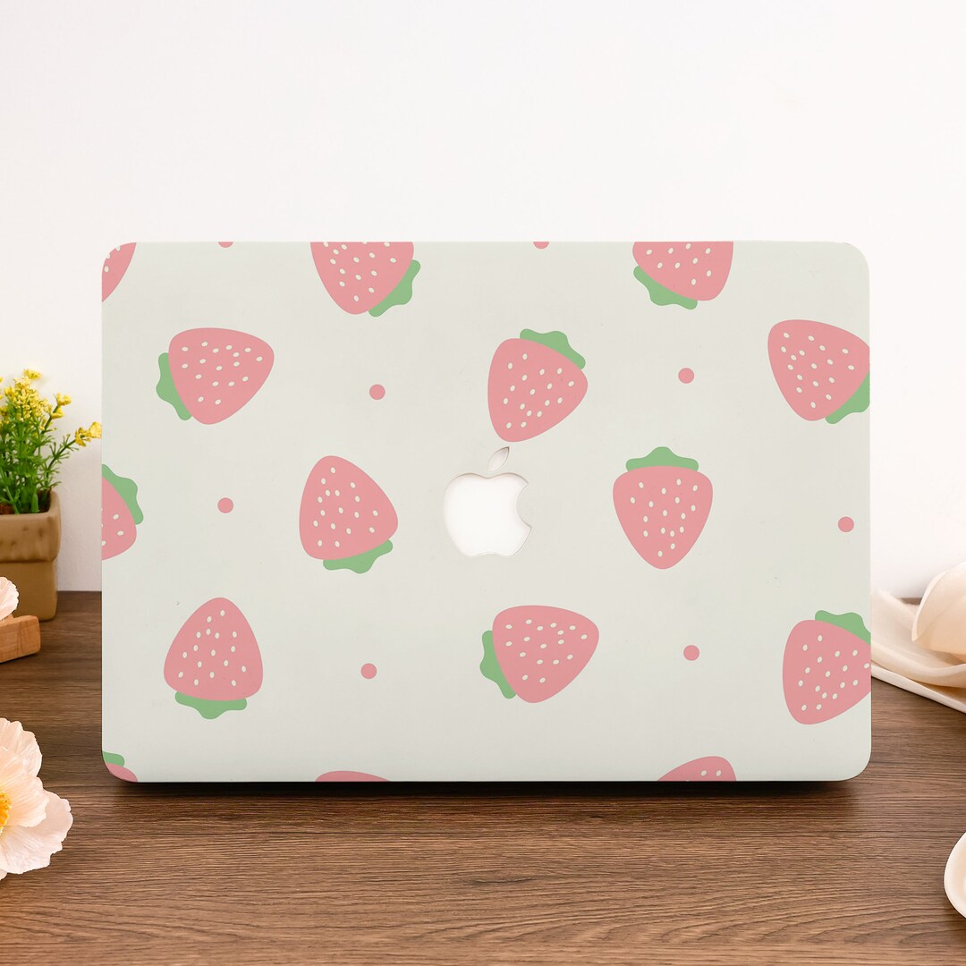 Cute Strawberry MacBook Case Fit MacBook Air 13/15 MacBook Pro 13/14/16 ...