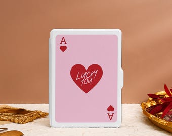 Custodia Kindle Lucky You Ace Card personalizzata per Paperwhite 1/2/3/4 Kindle Paperwhite 6.8 Custodia Kindle 10th 11th Custodia alla moda Kindle 2022