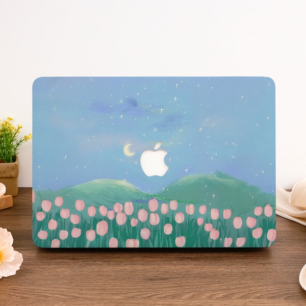 Oil Painting Landscape Macbook Case Fit MacBook Air 13/15 Macbook Pro 13/14/16 Macbook Air 13 11 M1 M2 A2338, A2681, A2337 Case Laptop Cover