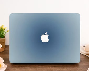 Navy Gradient Macbook Case Fit MacBook Air 13/15 Macbook Pro 14/15/16 Inch Macbook 13&#39; M2 M3 M4 A3240, A2681, A2337 Aesthetic Laptop Cover