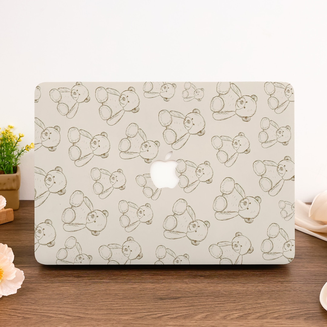 Cute Bear MacBook Case Fit MacBook Air 13/15 MacBook Pro 14/15/16 ...