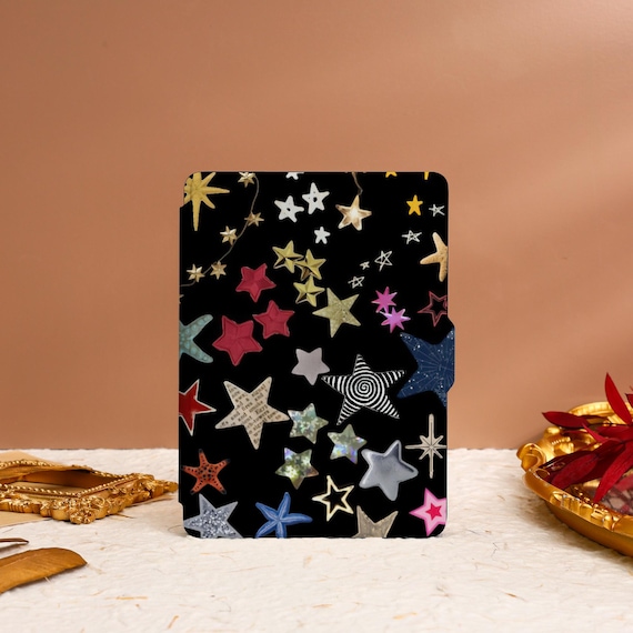 Colorful Star Cute Kindle Case Cover For Paperwhite 1/2/3/4 Kindle Paperwhite 6'' 6.8'' 7'' Case Kindle 10th 11th Cover Girly Kindle Case