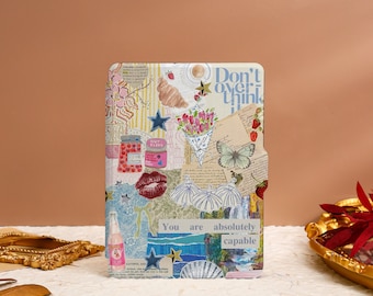 Don&#39;t Over Think Kindle Case Custom Cover For Paperwhite 1/2/3/4 Kindle Paperwhite 6.8 Case Kindle 10th 11th Cover Trendy Kindle 2022 Case